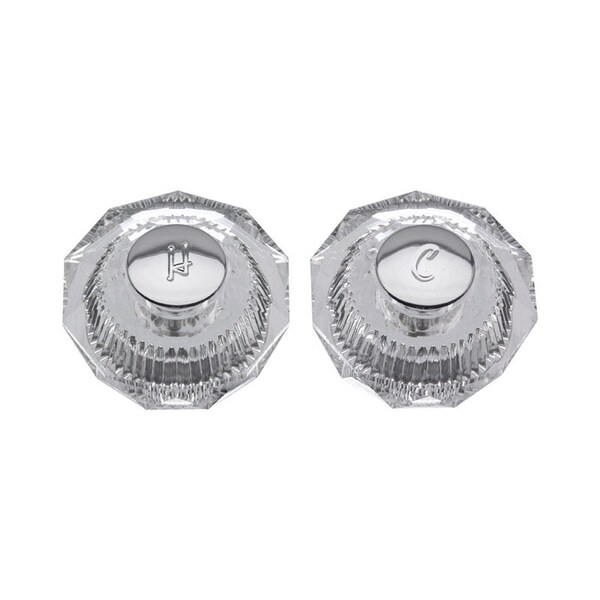 B & K Danco Clear Tub and Shower Faucet Handles 9D00088167 - main